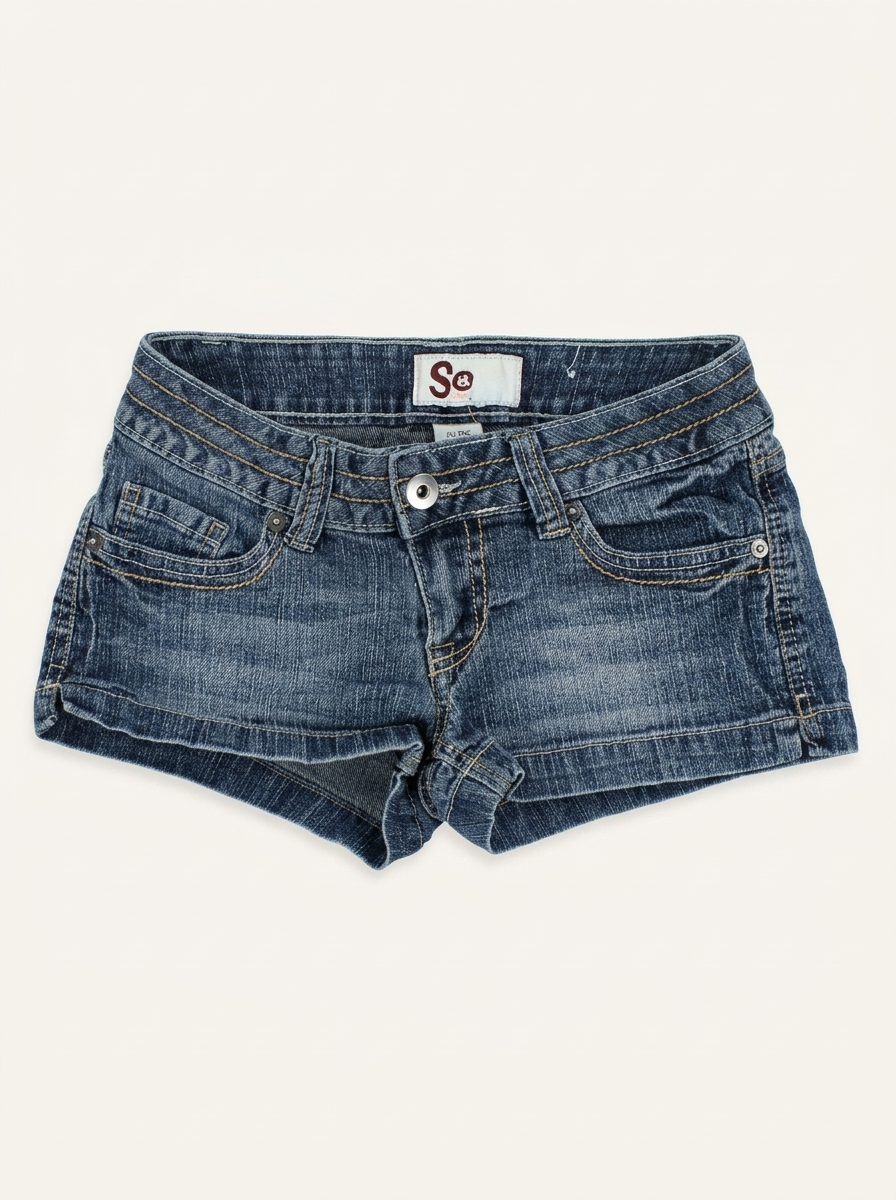 Y2K Vintage Denim Short